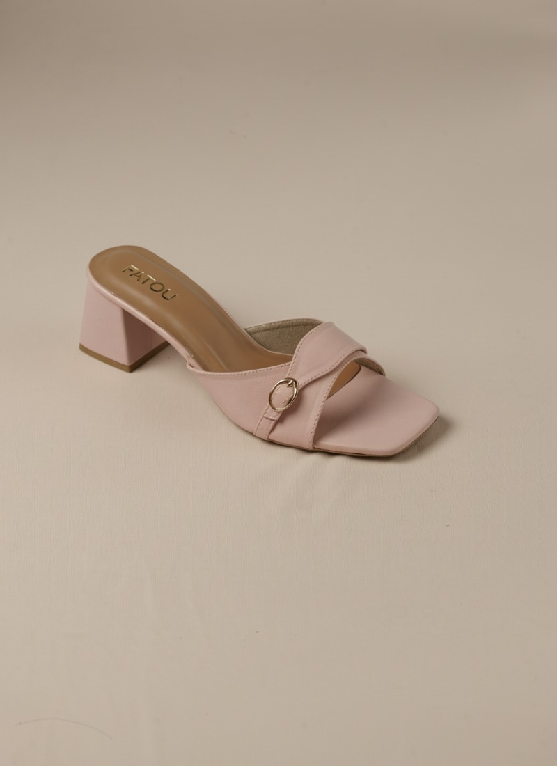 Blush Classic Block Heels - Image 5